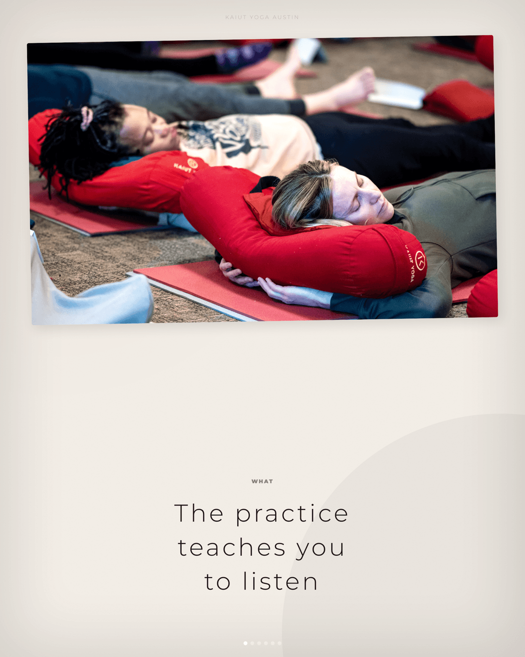 v8 editorial — The practice teaches you to listen